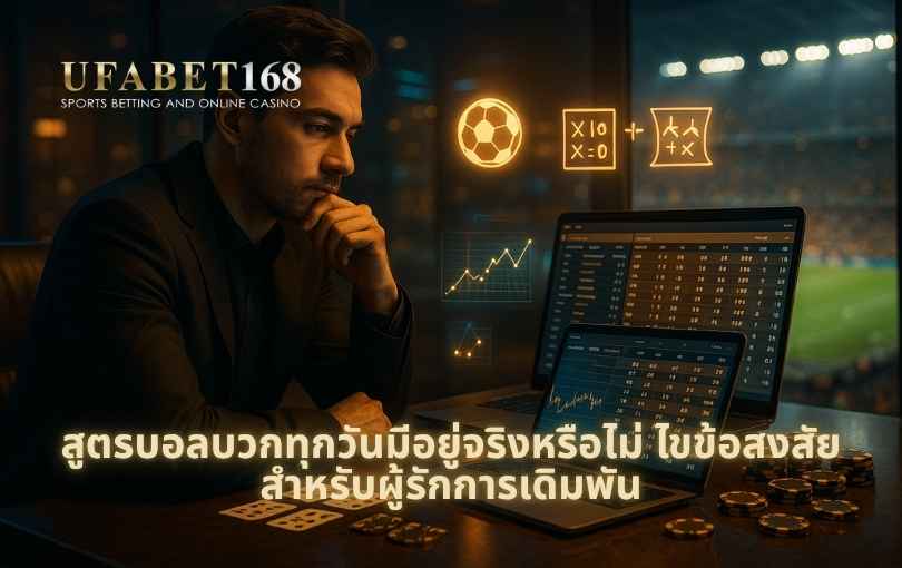 สูตรบอลบวกทุกวันมีอยู่จริงหรือไม่ ไขข้อสงสัยสำหรับผู้รักการเดิมพัน
