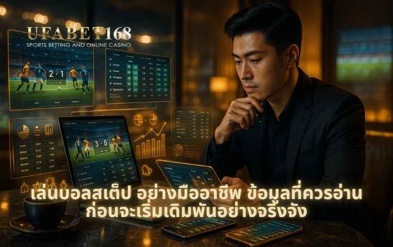 เล่นบอลสเต็ป อย่างมืออาชีพ ข้อมูลที่ควรอ่านก่อนจะเริ่มเดิมพันอย่างจริงจัง