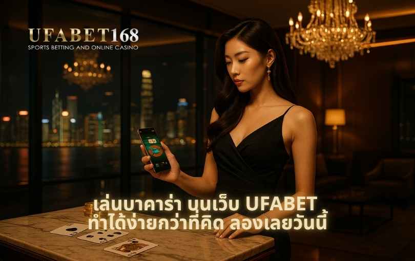 เล่นบาคาร่า บนเว็บ UFABET ทำได้ง่ายกว่าที่คิด ลองเลยวันนี้